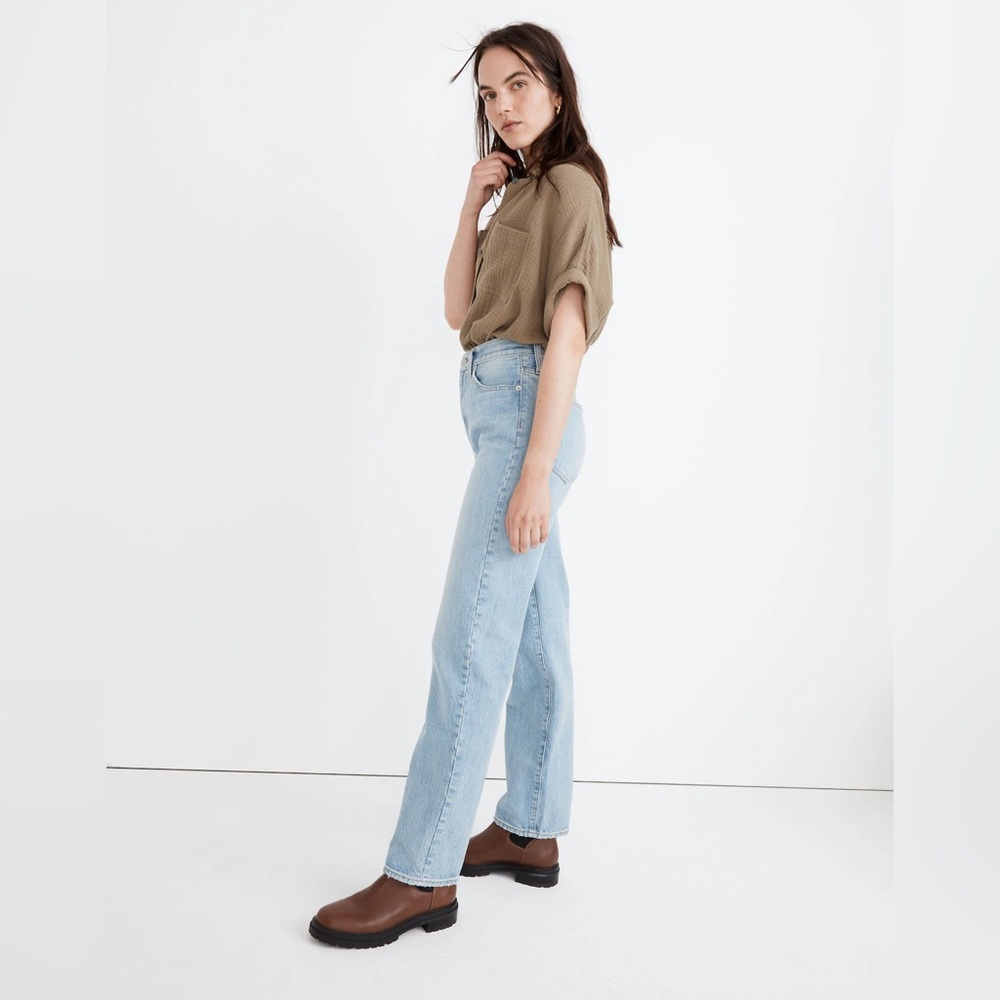 The Perfect Vintage Straight Jean in Springwood Wash NWOT - Picture 4 of 12